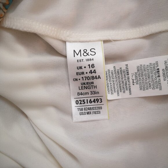 Marks & Spencer Classic Ladies Size 16 Fully Lined Pull On A-Line Skirt - Picture 4 of 8